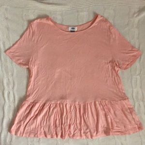 Light Pink Peplum top